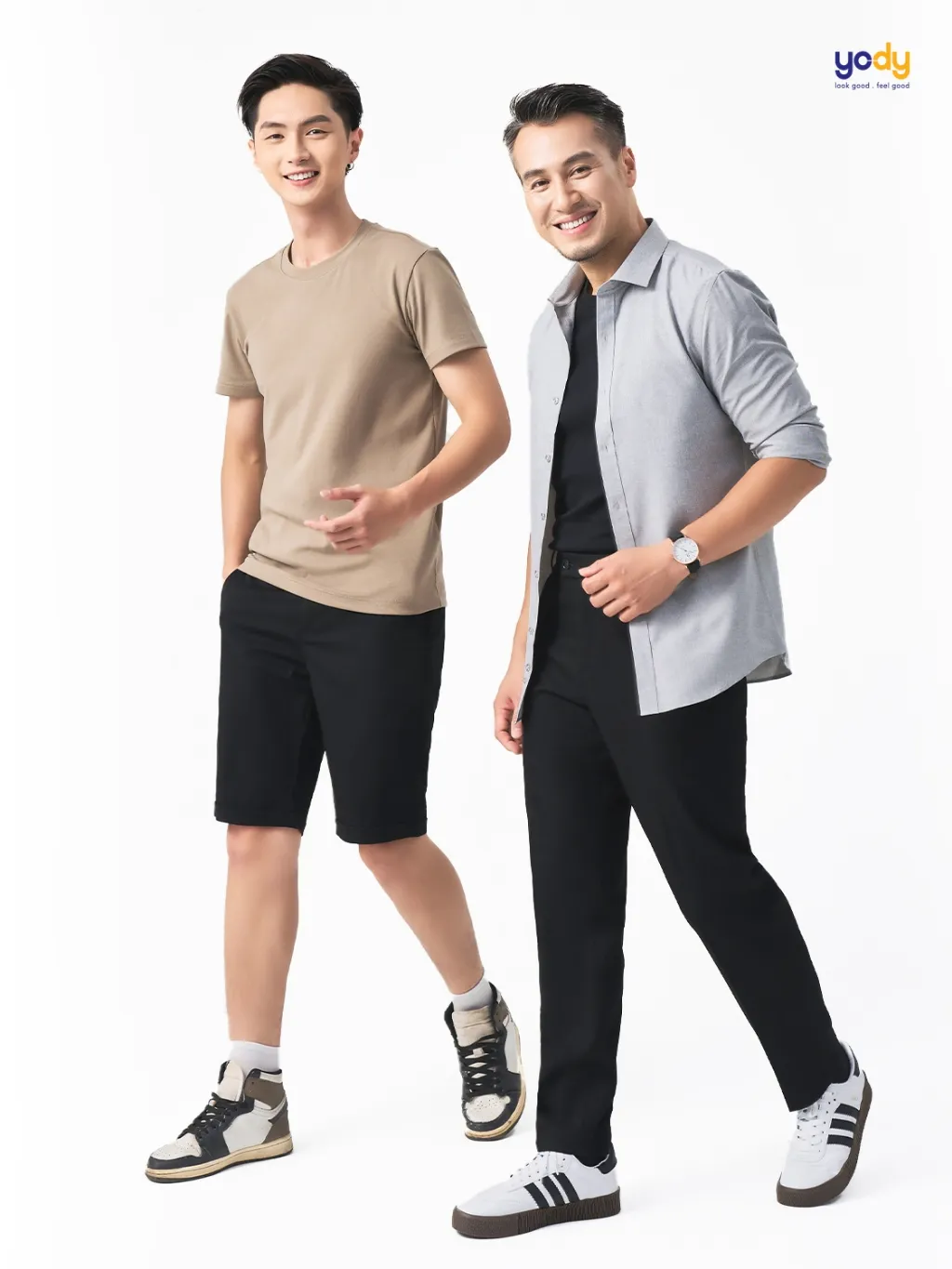 Ảnh Áo thun T-shirt Nam YODY dáng slimfit cơ bản, vải cotton mềm mại, thông thoáng TSM7188 1