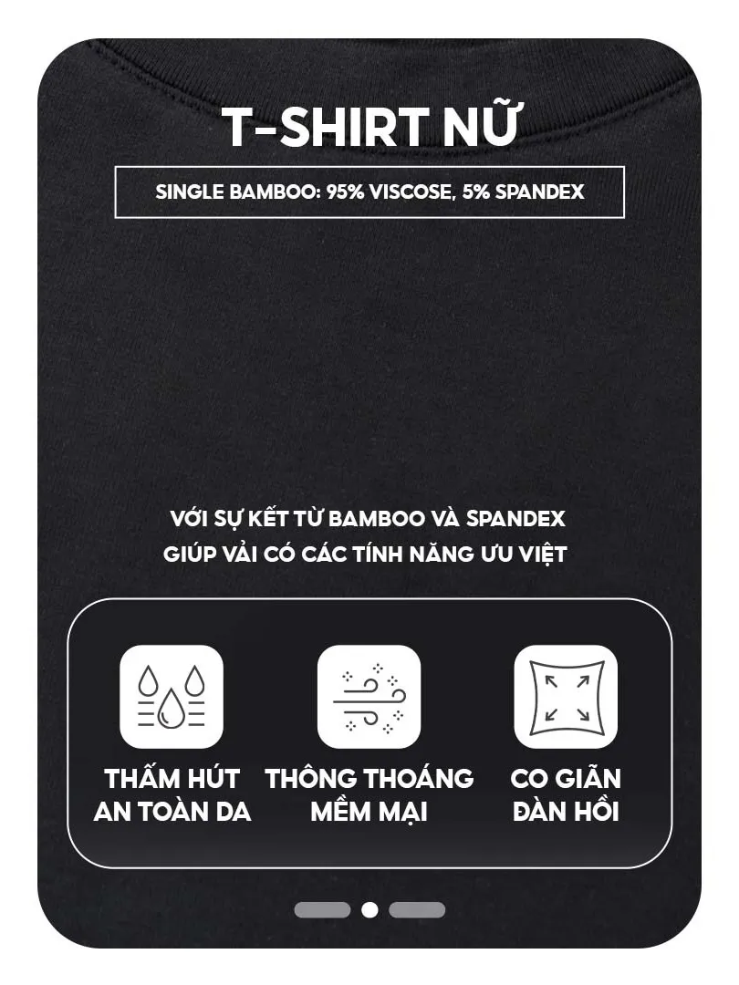 Ảnh Áo thun t-shirt nữ YODY dáng suông thông thoáng, mềm mại, an toàn cho da TSN7301 2