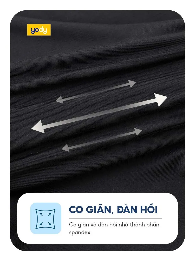 Ảnh Áo thun t-shirt nữ YODY dáng suông thông thoáng, mềm mại, an toàn cho da TSN7301 4