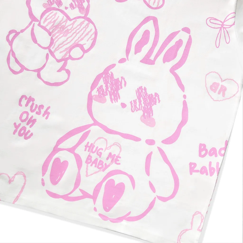 Ảnh Áo Thun Unisex ADORE RABBIT TEE - Local Brand Chính Hãng - BAD RABBIT CLUB 4