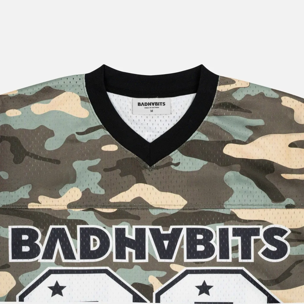 Ảnh Áo thun Unisex - Áo CAMO DOUBLE ZERO JERSEY - BAD HABITS 3