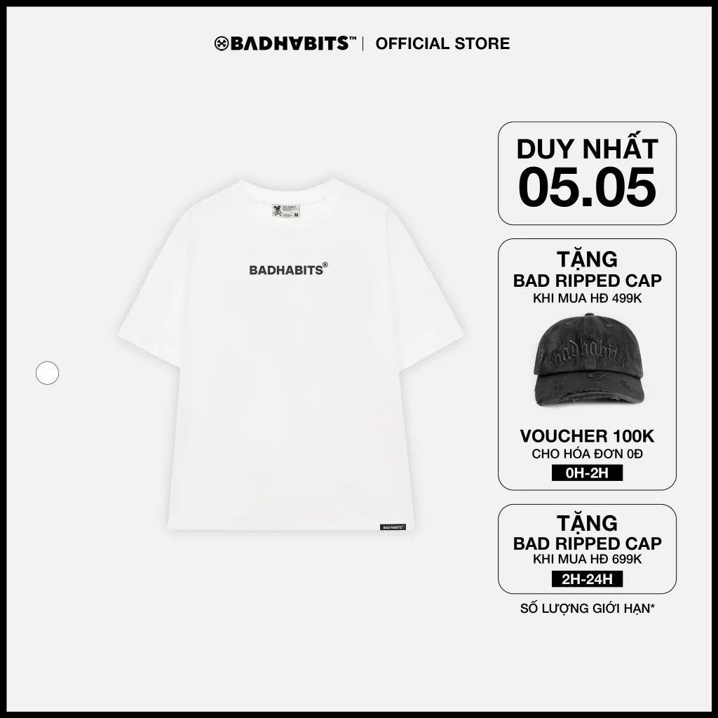 Ảnh Áo Thun Unisex BAD HABITS BASIC - Local Brand Chính Hãng 1