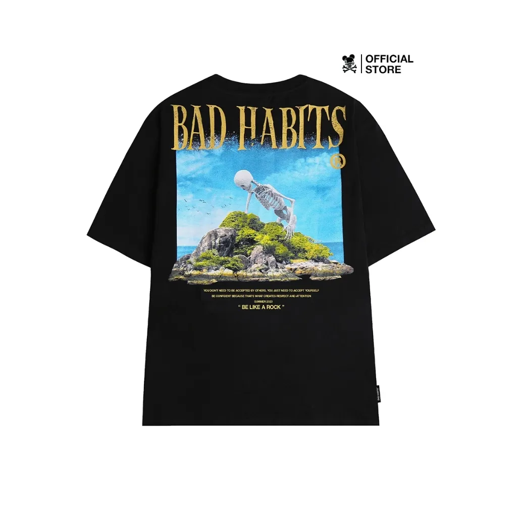 Ảnh Áo Thun Unisex BAD HABITS - B-ROCK ISLAND TEE - Local Brand Chính Hãng 2