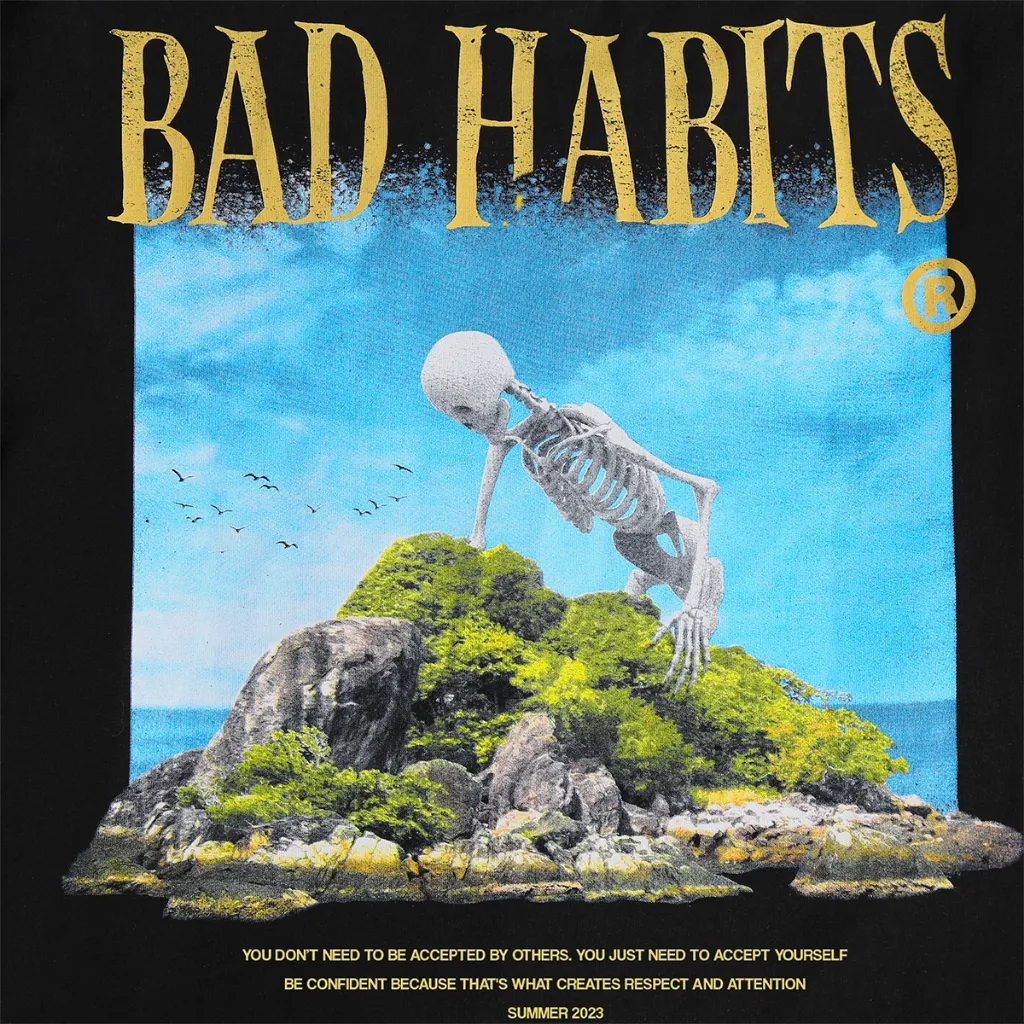 Ảnh Áo Thun Unisex BAD HABITS - B-ROCK ISLAND TEE - Local Brand Chính Hãng 3