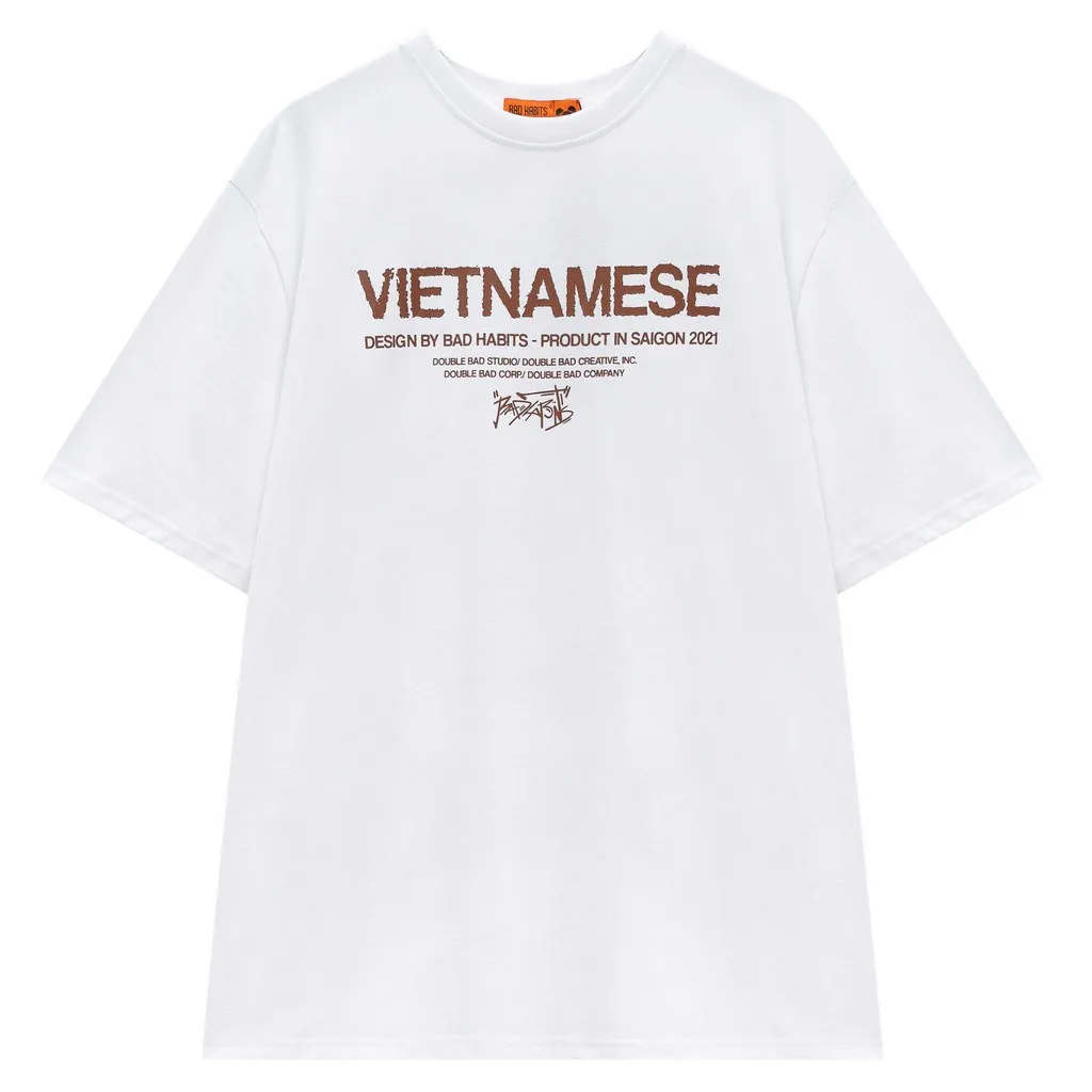 Ảnh Áo Thun Unisex Bad Habits Vietnamese 100% Cotton - Local Brand Chính Hãng 4