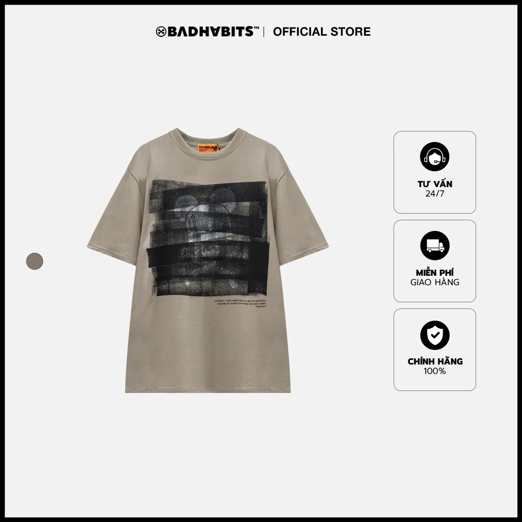 Ảnh Áo Thun Unisex Bad Habits STREET 100% Cotton - Local Brand Chính Hãng 2
