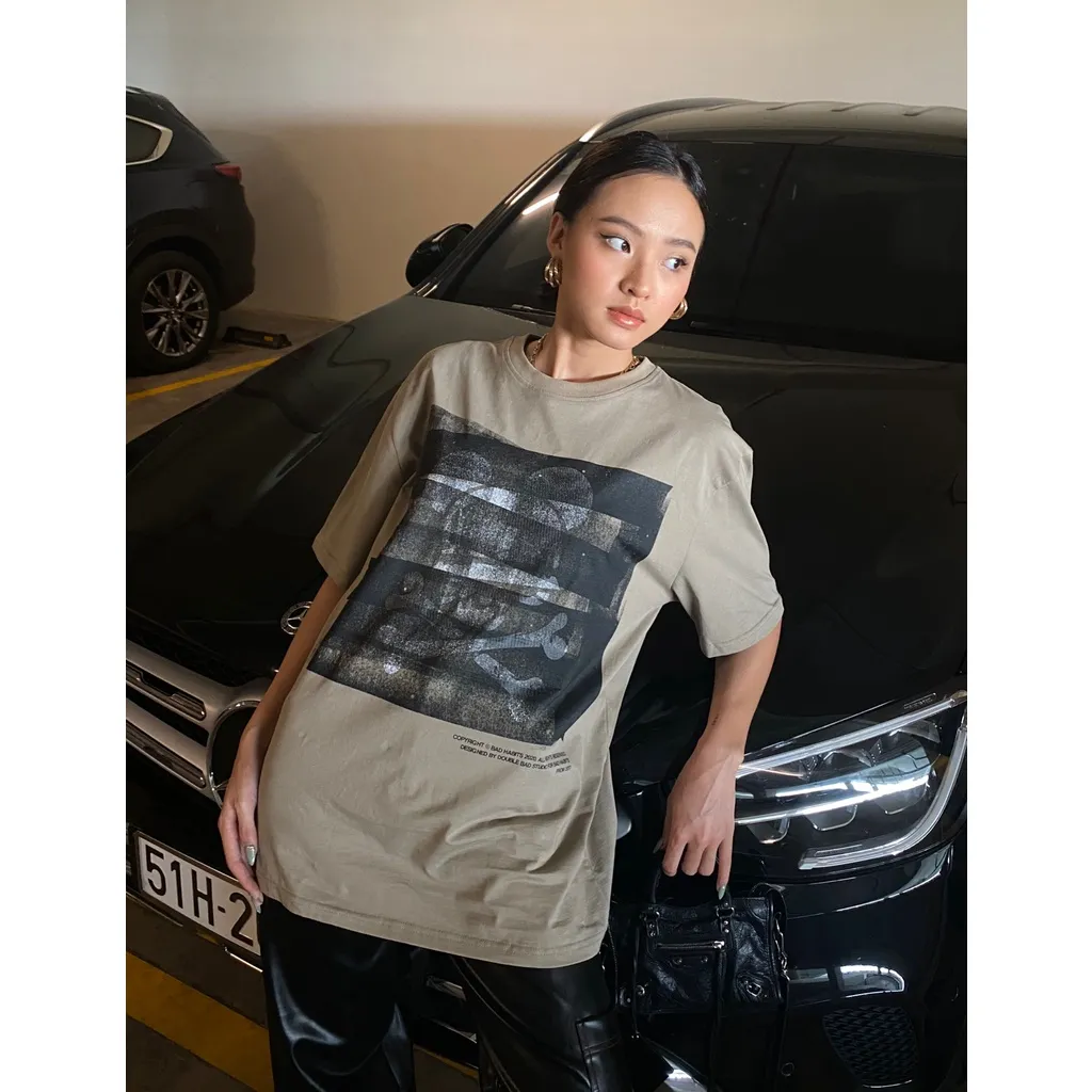Ảnh Áo Thun Unisex Bad Habits STREET 100% Cotton - Local Brand Chính Hãng 4