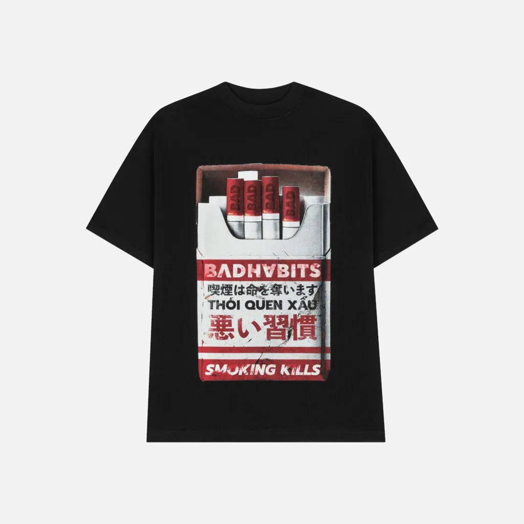 Ảnh Áo Thun Unisex Bad Habits- SHIGARETTO T-SHIRT - Local Brand Chính Hãng 1