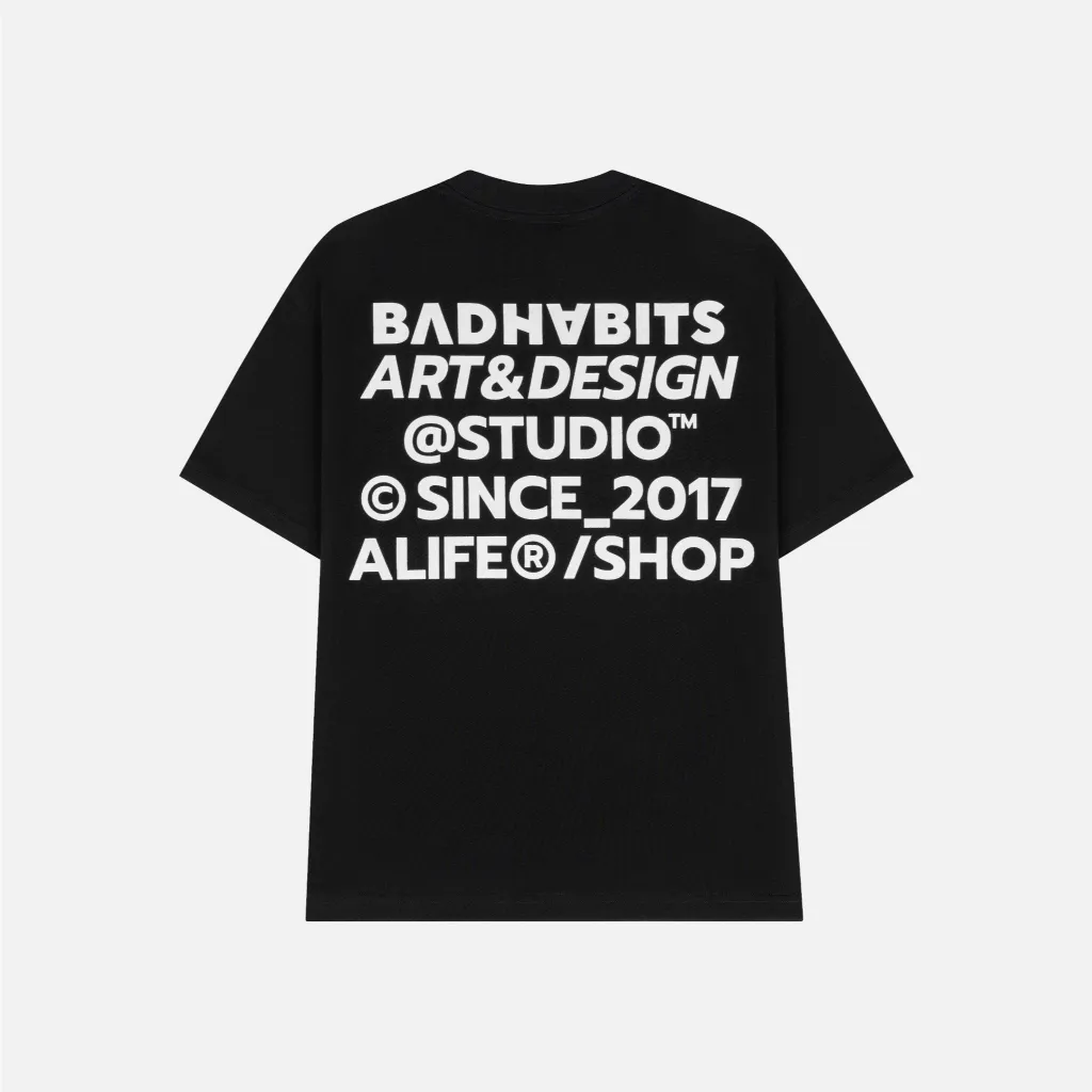 Ảnh Áo Thun Unisex Bad Habits- SHIGARETTO T-SHIRT - Local Brand Chính Hãng 2