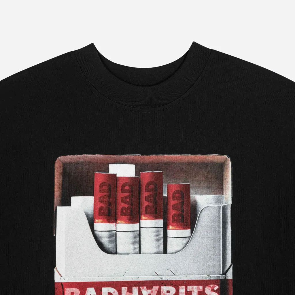 Ảnh Áo Thun Unisex Bad Habits- SHIGARETTO T-SHIRT - Local Brand Chính Hãng 4