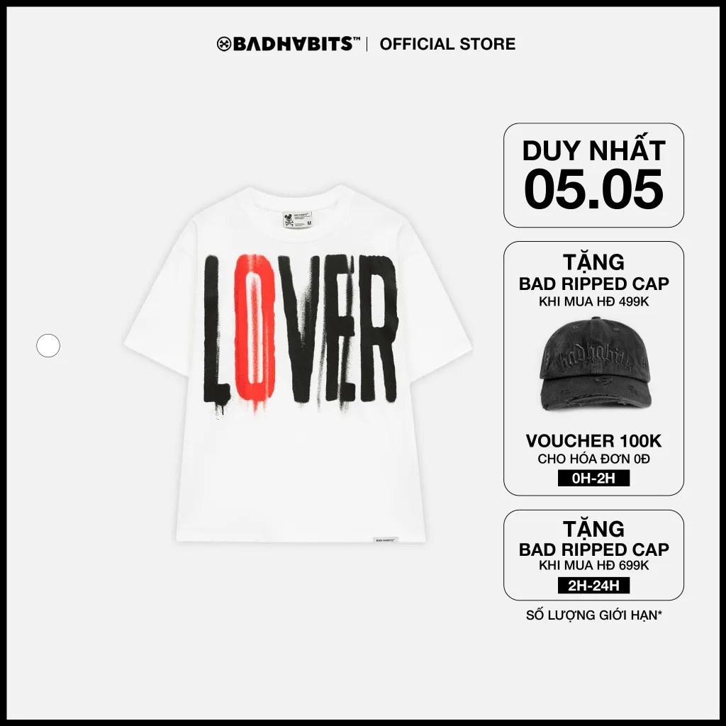 Ảnh Áo Thun Unisex BAD HABITS LOVER - Local Brand Chính Hãng 1