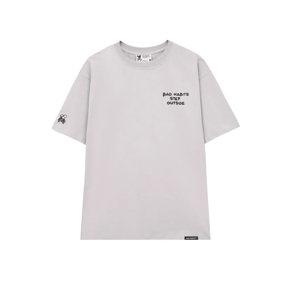 Ảnh Áo Thun Unisex BAD HABITS RUN TEE 100% Cotton - Local Brand Chính Hãng 4