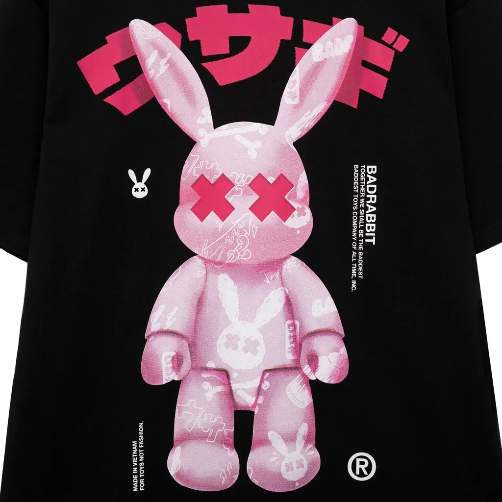 Ảnh Áo Thun Unisex Bad Rabbit DRUNK RABBIT 100% Cotton - Local Brand Chính Hãng 2