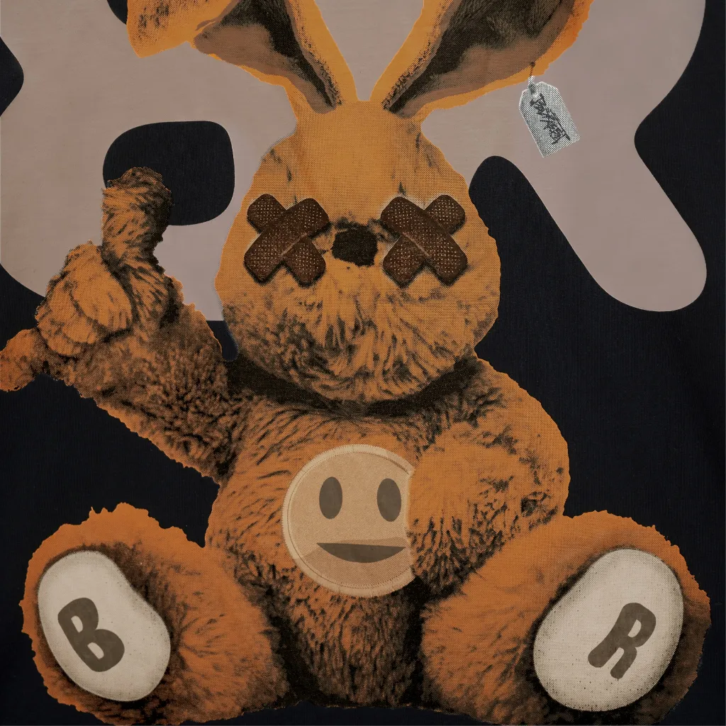 Ảnh Áo Thun Unisex Bad Rabbit- Black Rabbit Player Rabbit Tee - Local Brand Chính Hãng 3