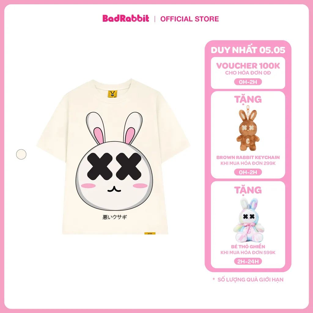 Ảnh Áo Thun Unisex Bad Rabbit - CUTIE RABBIT TEE - Local Brand Chính Hãng 1