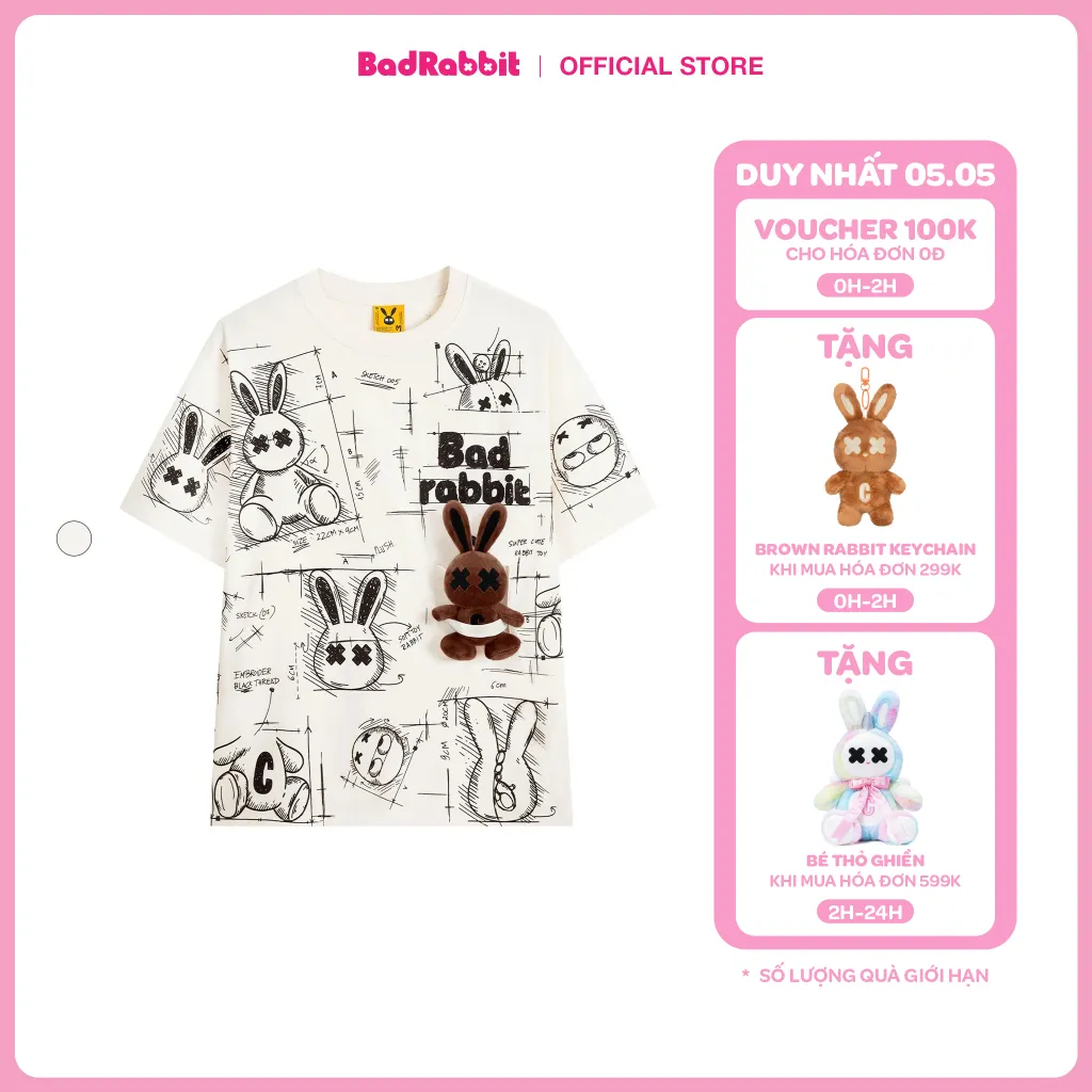 Ảnh Áo Thun Unisex Bad Rabbit - Rabbit SPECIAL Tee - Local Brand Chính Hãng 1