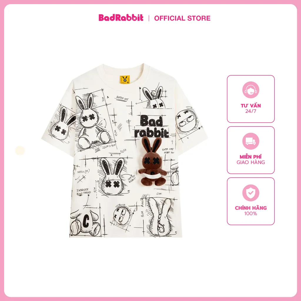 Ảnh Áo Thun Unisex Bad Rabbit - Rabbit SPECIAL Tee - Local Brand Chính Hãng 2