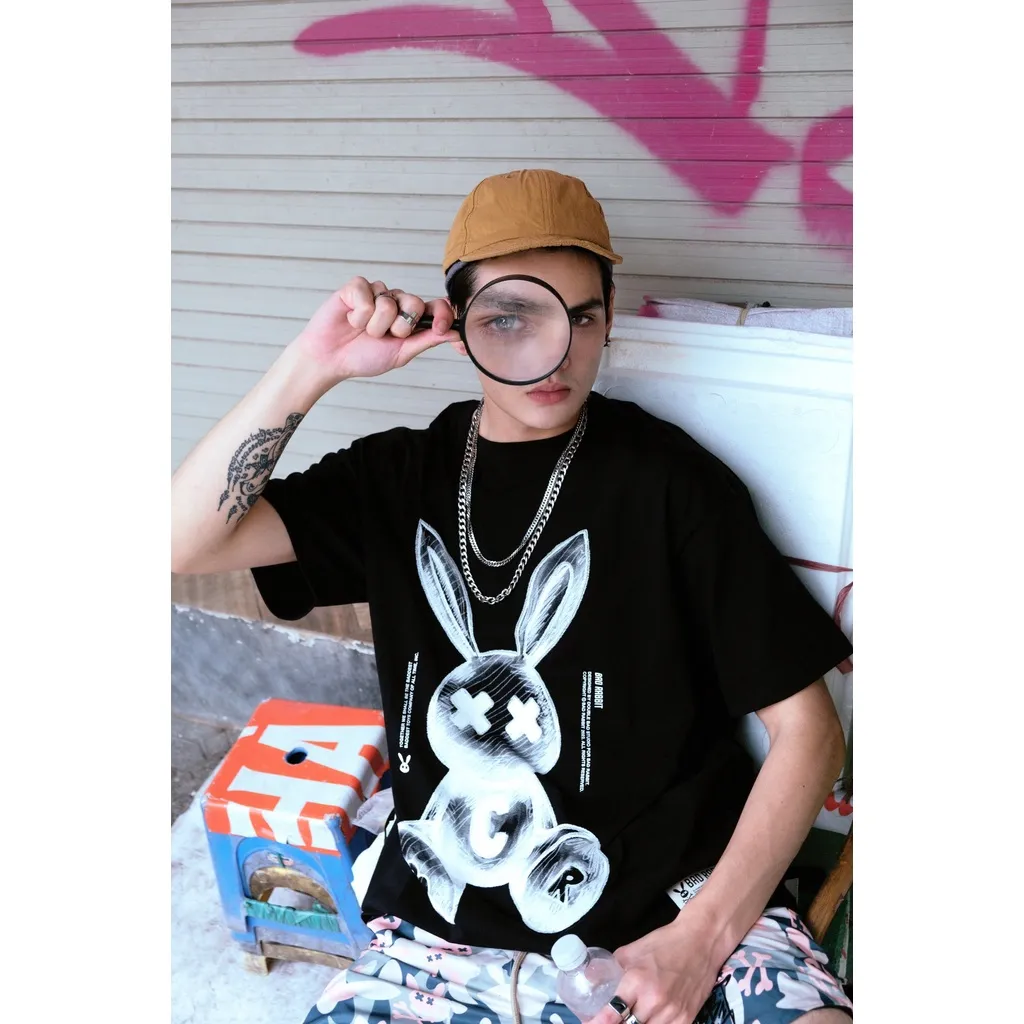 Ảnh Áo Thun Unisex Bad Rabbit RABBIT 3D TEE 100% Cotton - Local Brand Chính Hãng 2