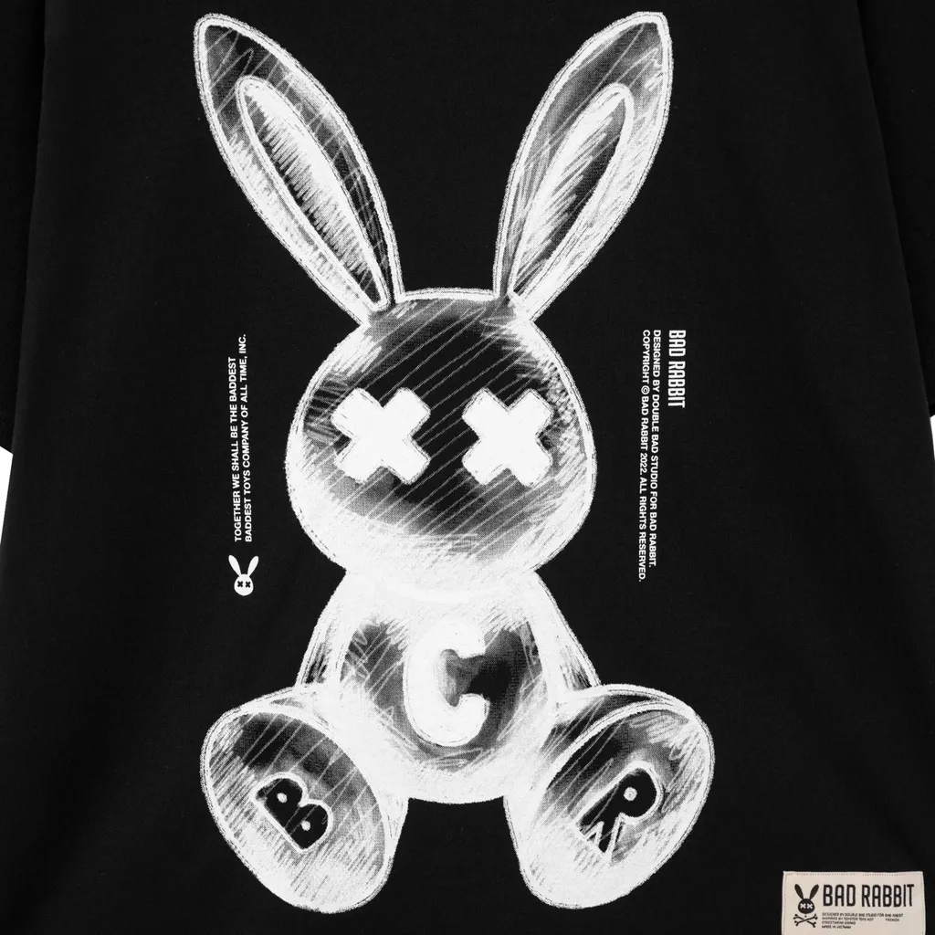Ảnh Áo Thun Unisex Bad Rabbit RABBIT 3D TEE 100% Cotton - Local Brand Chính Hãng 4