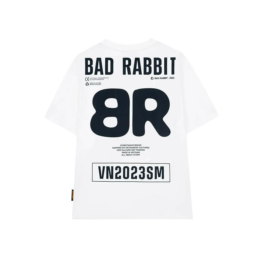 Ảnh Áo Thun Unisex Bad Rabbit White - Grafflex Arts Rabbit Tee - Local Brand Chính Hãng 1