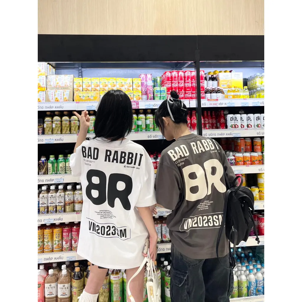 Ảnh Áo Thun Unisex Bad Rabbit White - Grafflex Arts Rabbit Tee - Local Brand Chính Hãng 4