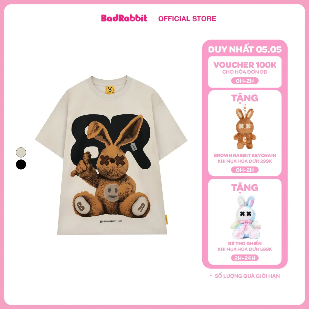 Ảnh Áo Thun Unisex Bad Rabbit- Sand Rabbit Player Tee - Local Brand Chính Hãng 1