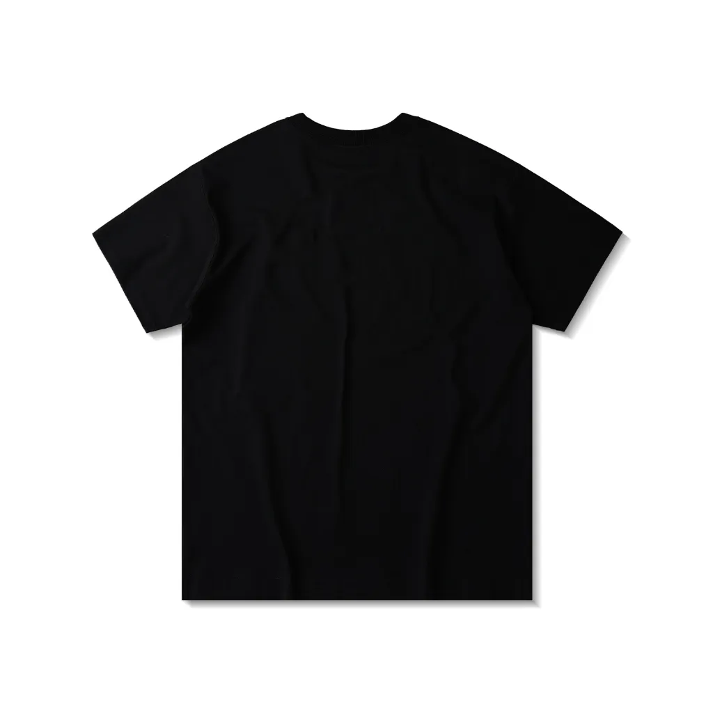 Ảnh Áo Thun Unisex DAPPERANDMORE Golden Whisky Form Rộng Oversize 100% Cotton 250GSM - Black 2