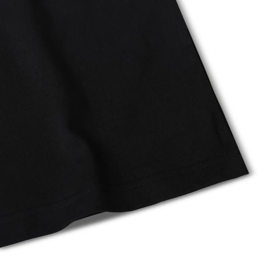 Ảnh Áo Thun Unisex DAPPERANDMORE Angelic Human Form Rộng Oversize 100% Cotton 250GSM - Black 4