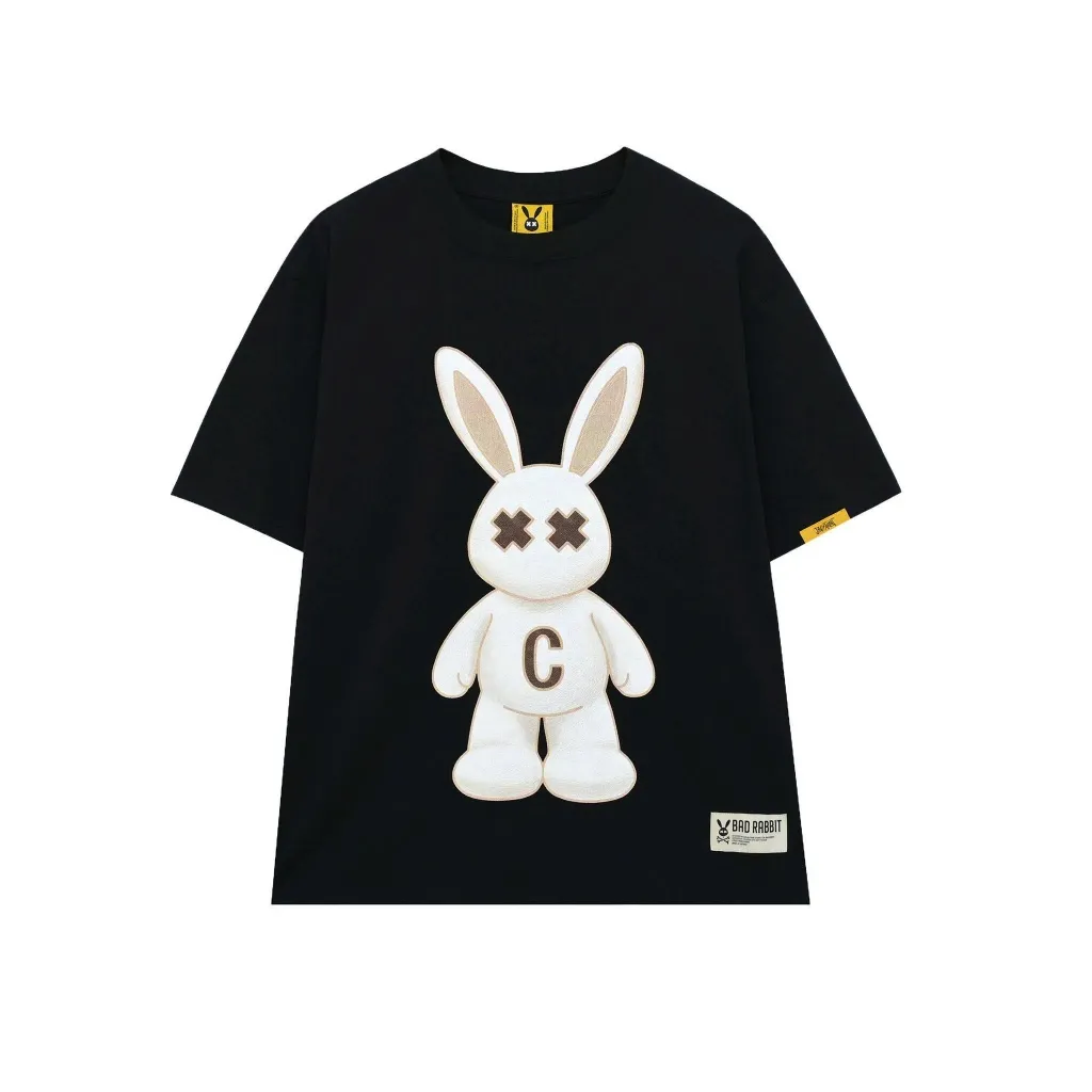 Ảnh ÁO THUN UNISEX - FLUFFY RABBIT TEE  - LOCAL BRAND CHÍNH HÃNG - BAD RABBIT CLUB 2