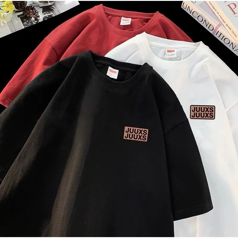 Ảnh Áo thun unisex in chữ JUUXS NAD.Áo phông tay lỡ cực đẹp, form rộng chất cotton khô cao cấp, đi học, đi làm, du lịch 1