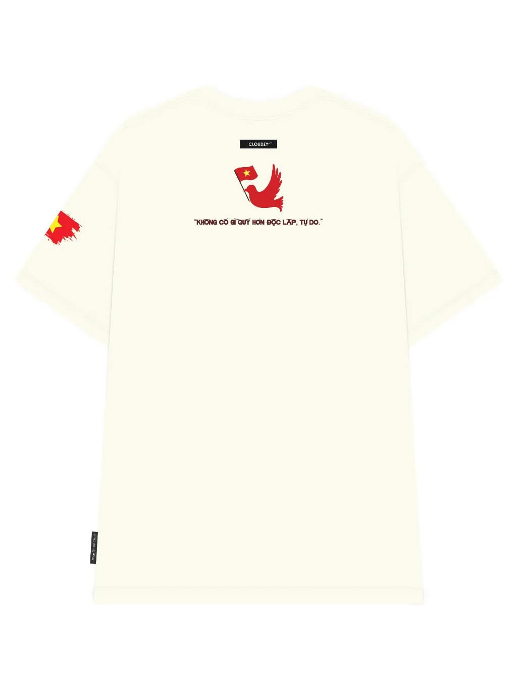 Ảnh Áo thun unisex nam nữ oversize hình Giải Phóng Miền Nam 30/4 ẤM NO HẠNH PHÚC 4