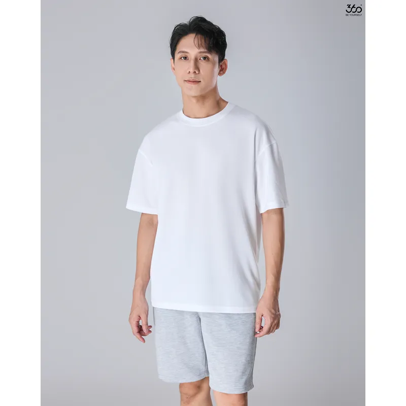 Ảnh Áo thun Unisex ngắn tay 360 Boutique phông nam nữ basic tee form rộng 5 màu thoáng mát - APTOL503 1