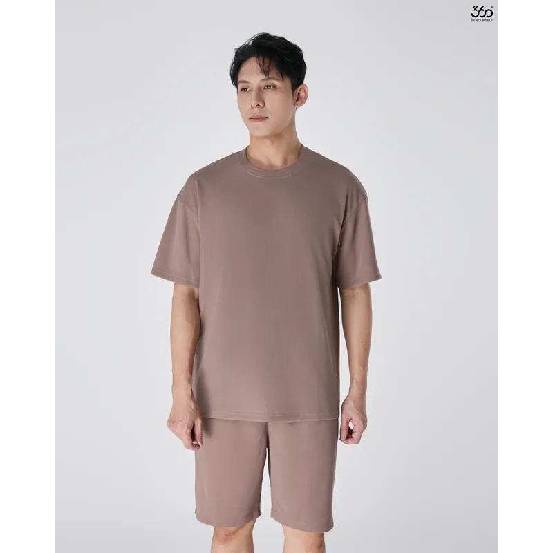 Ảnh Áo thun Unisex ngắn tay 360 Boutique phông nam nữ basic tee form rộng 5 màu thoáng mát - APTOL503 3