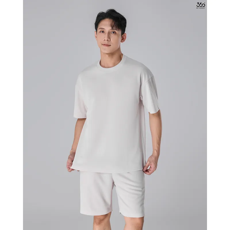 Ảnh Áo thun Unisex ngắn tay 360 Boutique phông nam nữ basic tee form rộng 5 màu thoáng mát - APTOL503 4