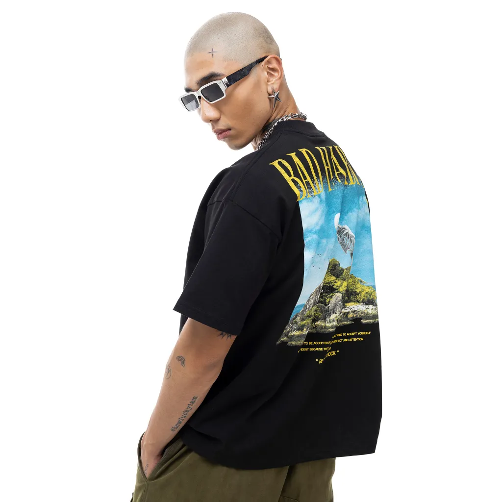 Ảnh Áo Thun Unisex SKULL ISLAND BOXY TEE 100% Cotton - Local Brand Chính Hãng 3