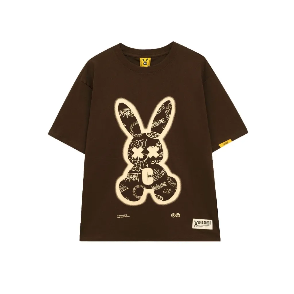 Ảnh ÁO THUN UNISEX - SPRAY RABBIT TEE  - LOCAL BRAND CHÍNH HÃNG - BAD RABBIT CLUB 2