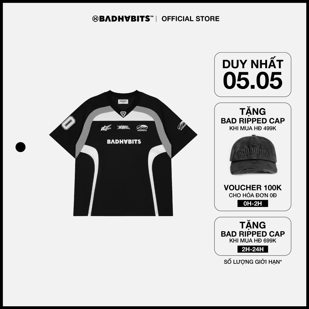 Ảnh ÁO THUN UNISEX -  SUPERTRAMP ZERO JERSEY - BAD HABITS SUPERTRAMP COLLECTION 1