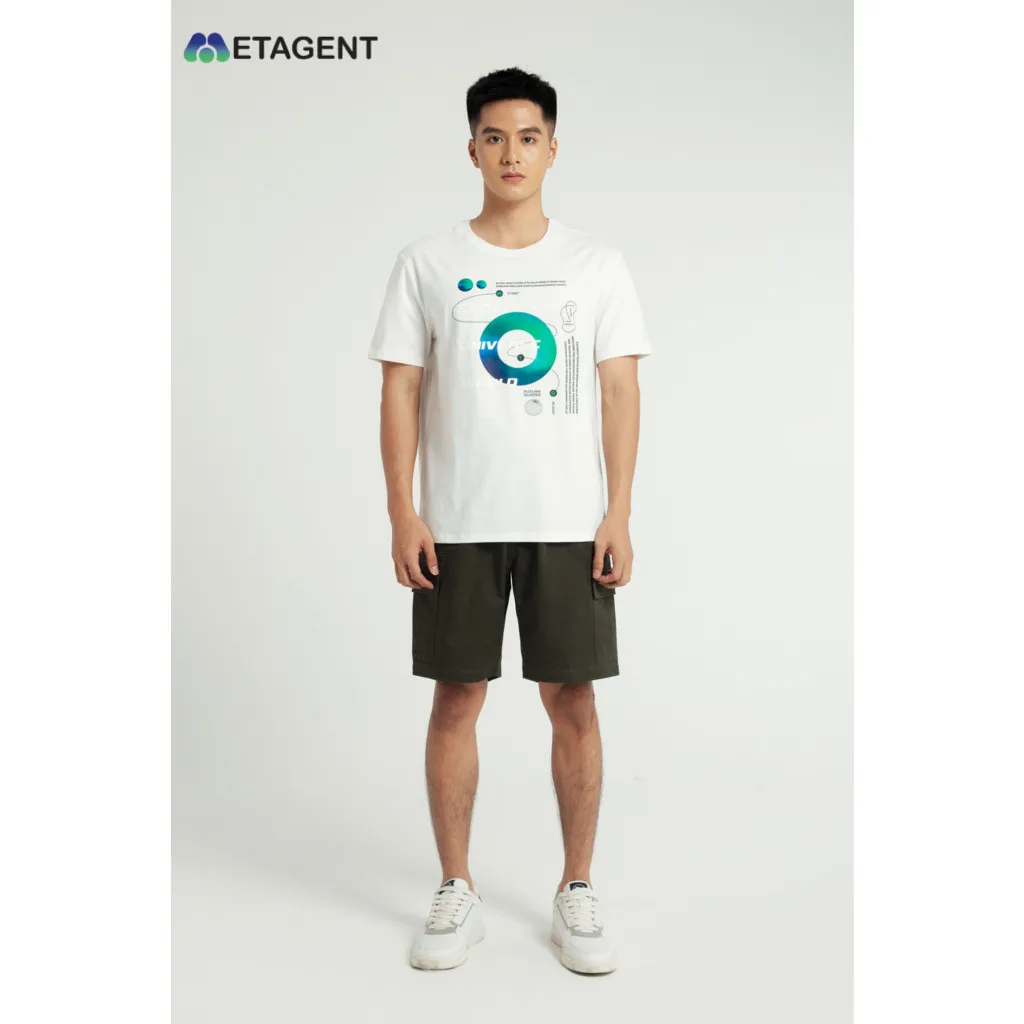 Ảnh Áo thun Universe nam Metagent MS 57E3587 1