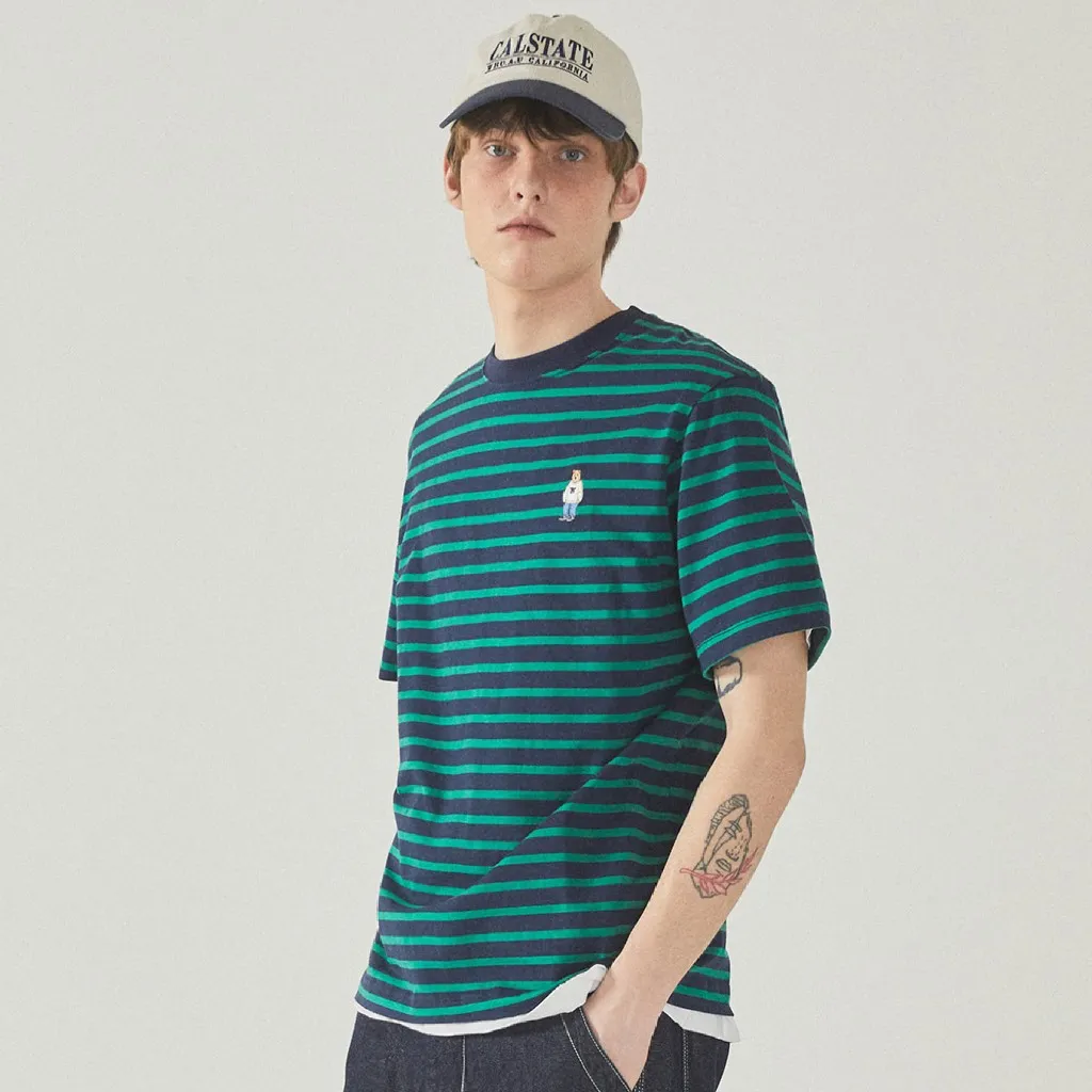 Ảnh Áo Thun WHO.A.U 2PACK Steve Stripe T-shirt[B]_WHRSF2351U 1