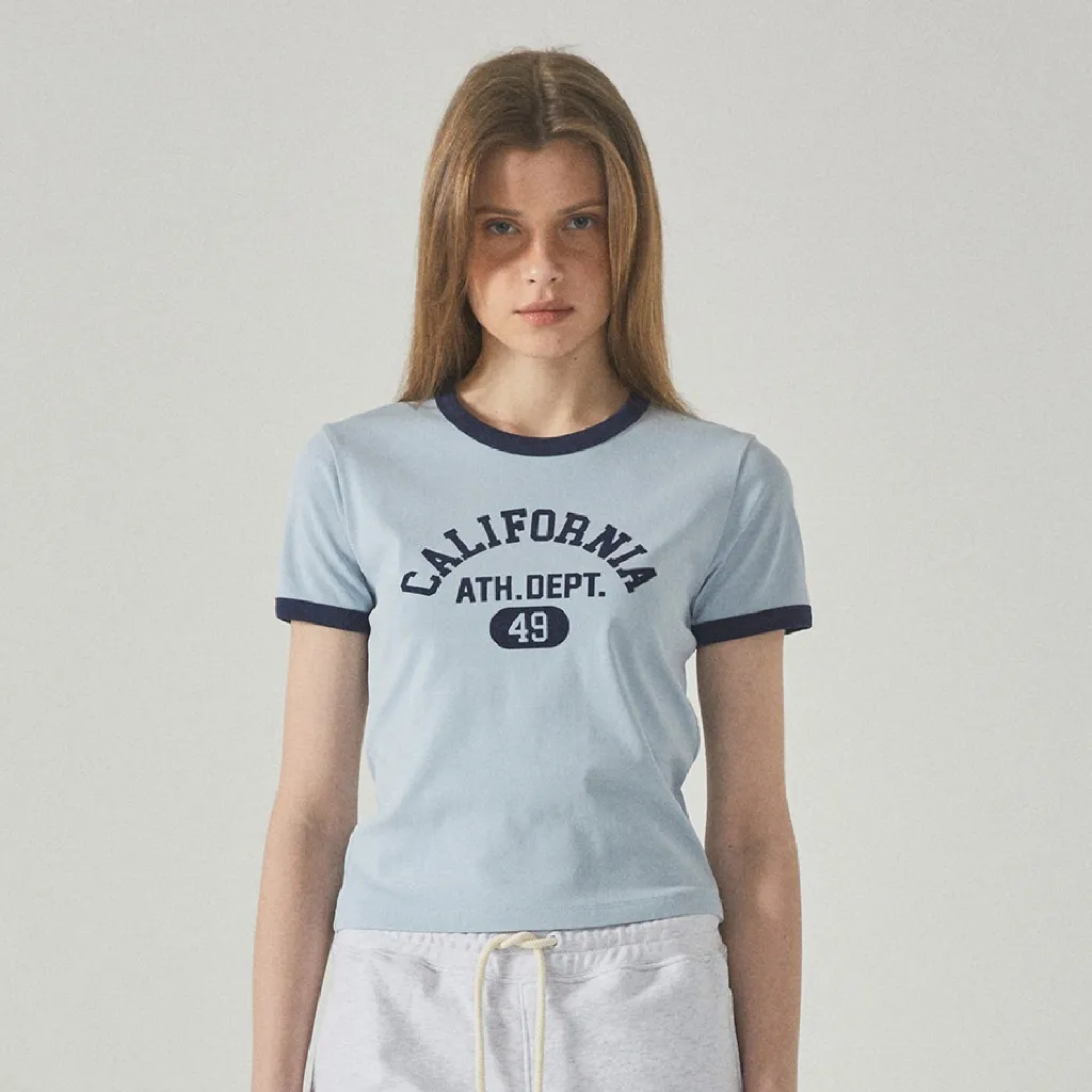 Ảnh Áo Thun WHO.A.U Campus Ringer Short Sleeve T-shirt_WHRAF2323F 1