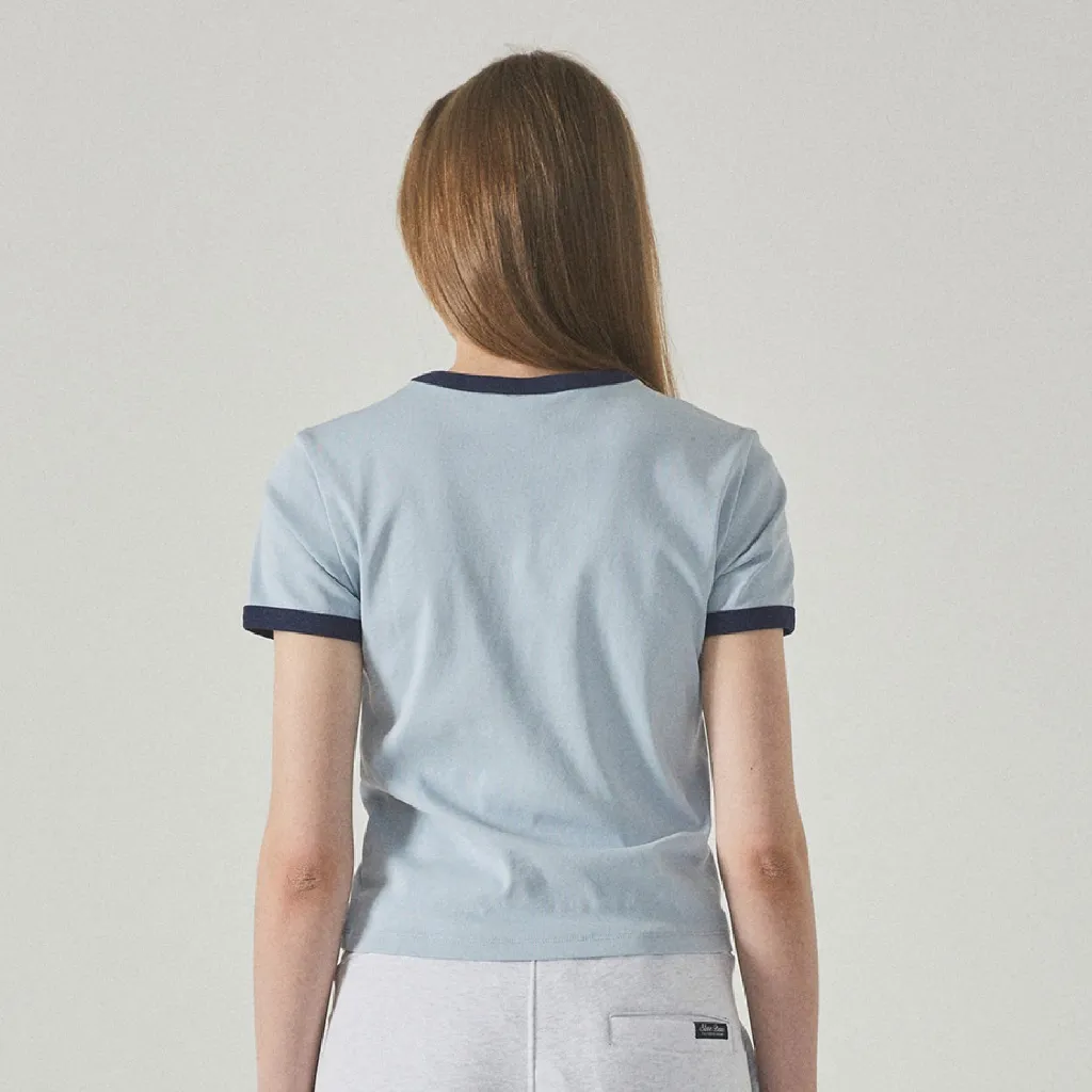 Ảnh Áo Thun WHO.A.U Campus Ringer Short Sleeve T-shirt_WHRAF2323F 2