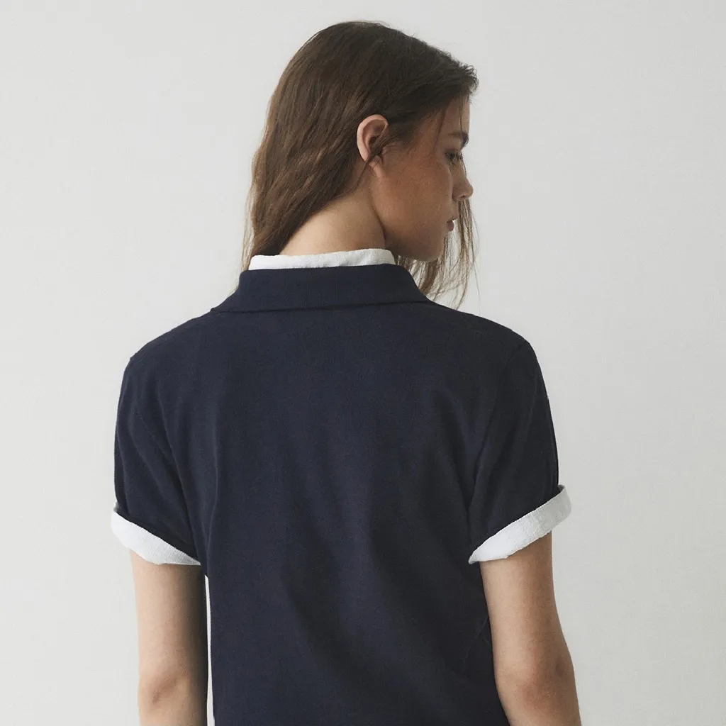 Ảnh Áo Thun WHO.A.U Steve Crop Collar T-Shirt_WHHAE2421F 1