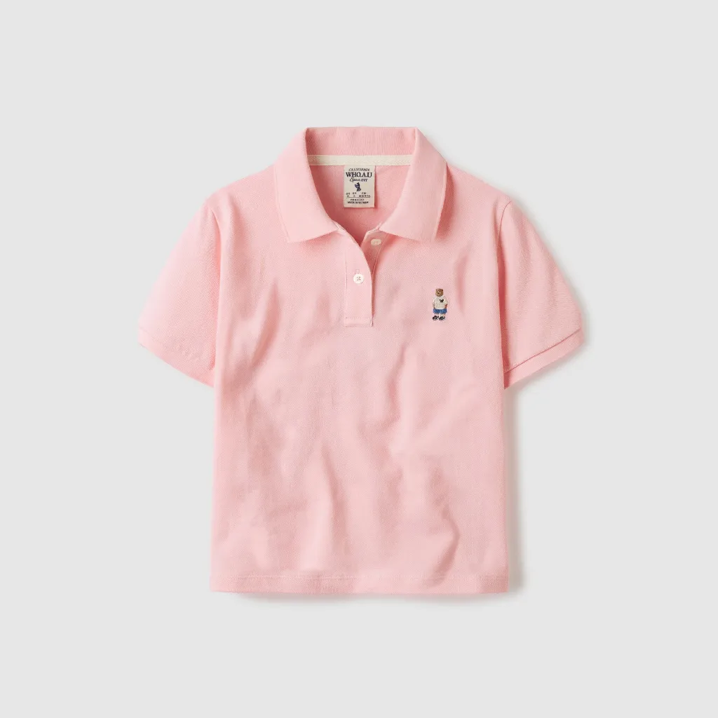 Ảnh Áo Thun WHO.A.U Steve Crop Collar T-Shirt_WHHAE2421F 2