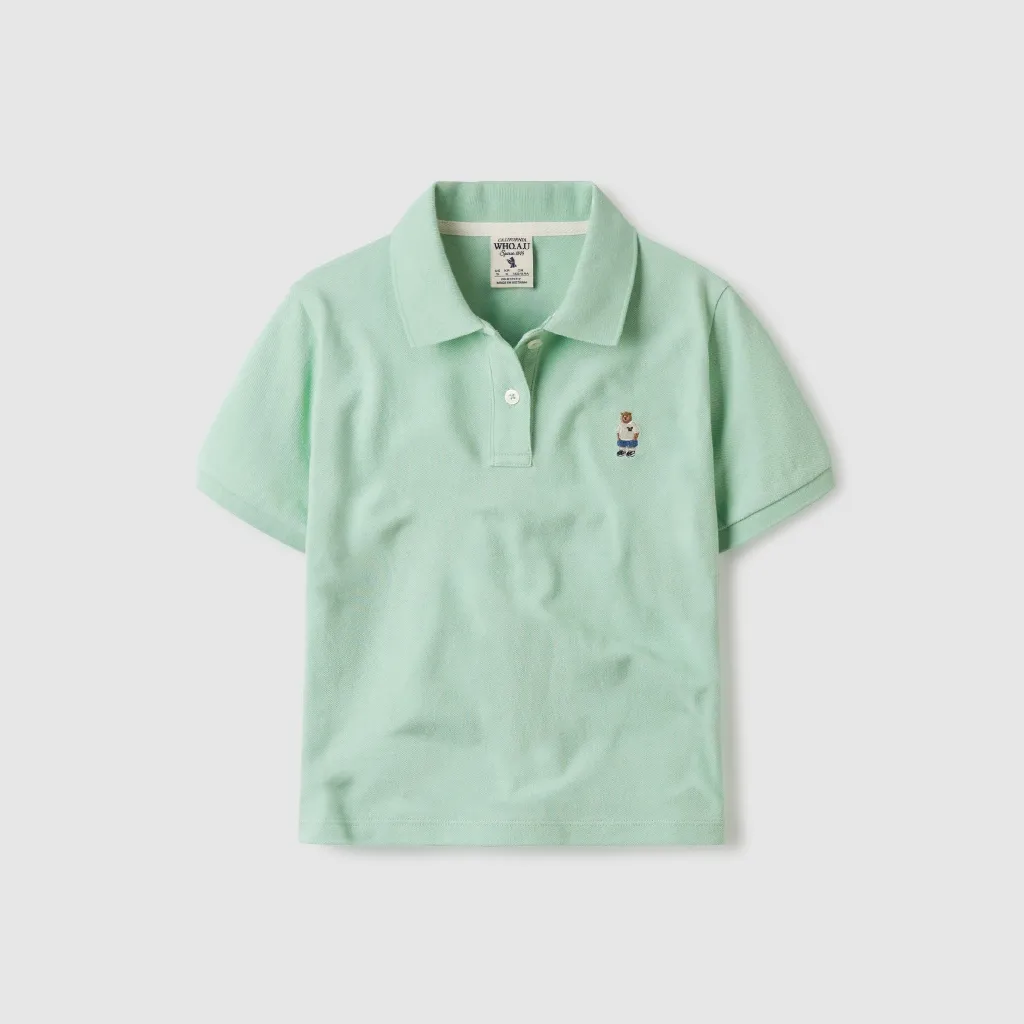 Ảnh Áo Thun WHO.A.U Steve Crop Collar T-Shirt_WHHAE2421F 4