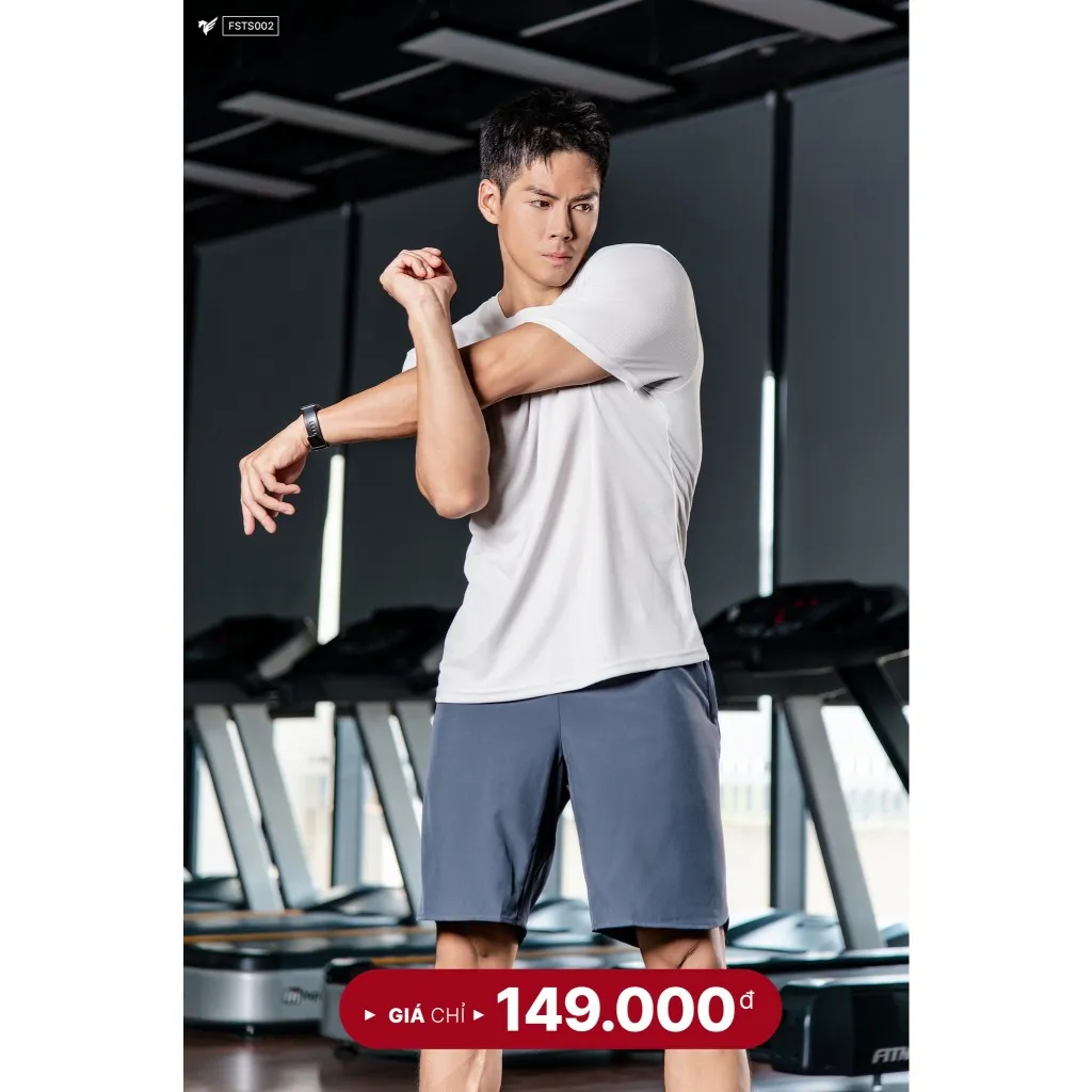 Ảnh Áo ThunThể Thao Nam TORANO ngắn tay trơn cổ tròn mềm co giãn thể thao basic TS002 3
