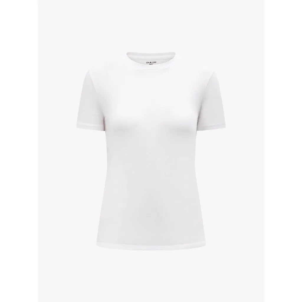 Ảnh Áo T-shirt nữ cổ tròn ONOFF - 16TS24S138 3