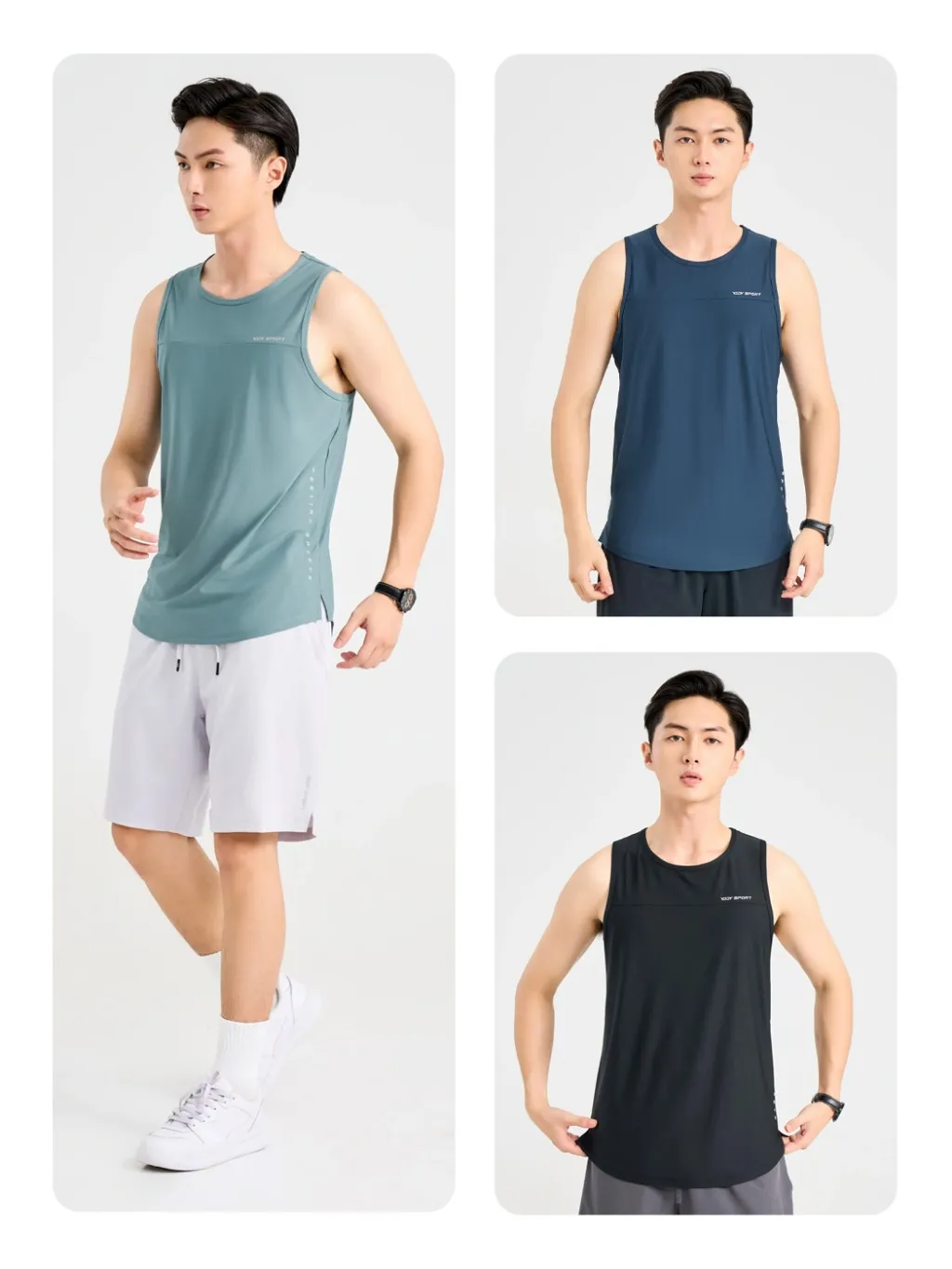 Ảnh Áo T-shirt thể thao nam YODY áo balo sport thoáng mát khử mùi thấm hút mồ hôi STM7067 4