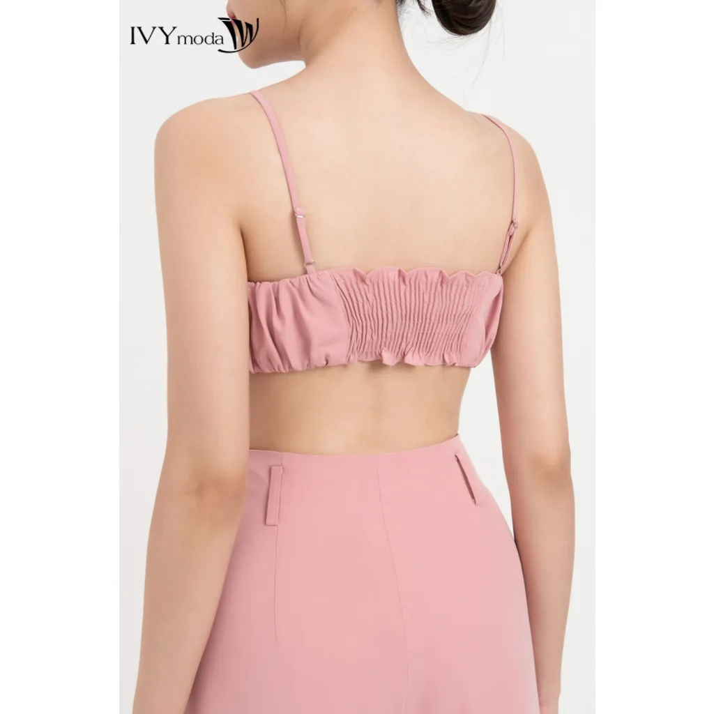 Ảnh Áo Vest kiểu French (kèm áo croptop) nữ IVY moda MS 61M8355 3