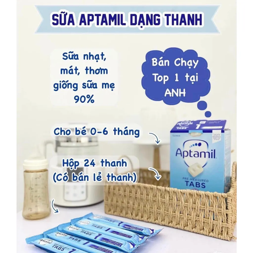 Ảnh Aptamil - Sữa công thức dạng thanh Aptamil - Số 1 - thanh lẻ - SCT00600102 3