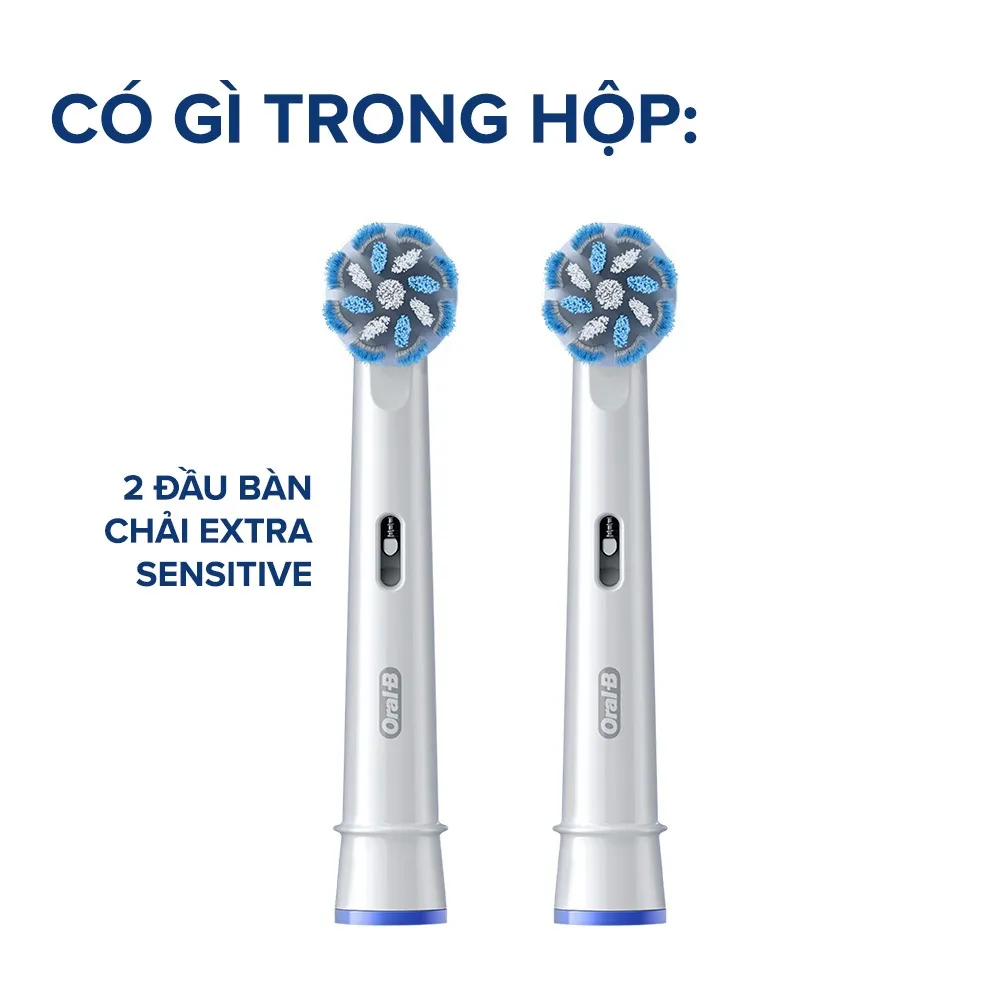 Ảnh Đầu bàn chải Oral-B Extra Sensitive Clean EB60X-Hàng chính hãng 2